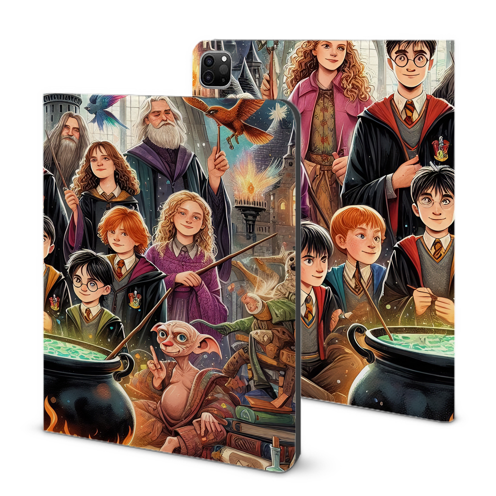 （画像用） Harry Potter ハリー・ポッターシリーズ IPad ケース ブック型 PUレザー TPU 耐衝撃 軽量 薄型 ペン収納なし 全面保護 IPad 各モデル対応